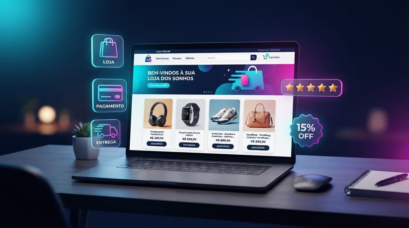 Criação de Loja Virtual e E-commerce Profissional
