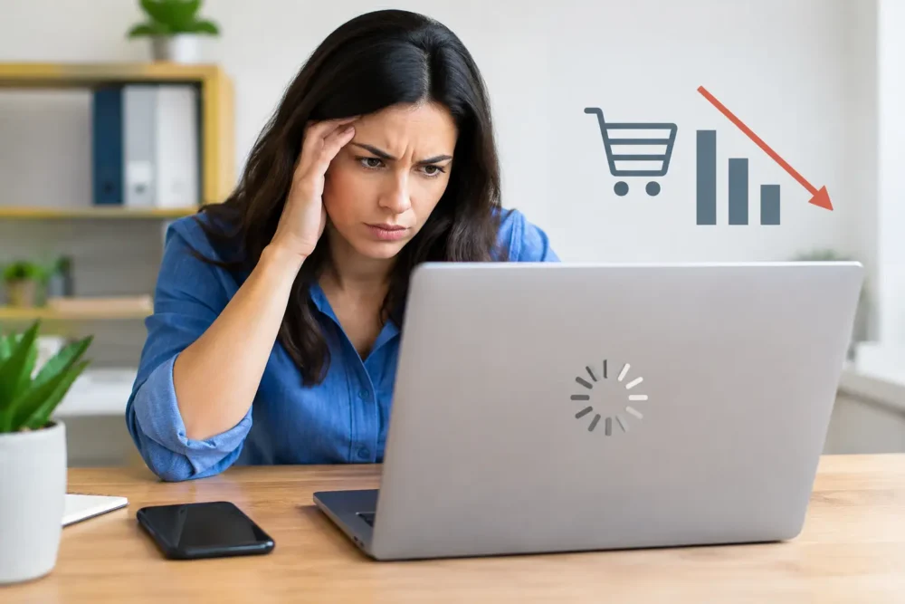 Como um site lento afeta vendas e conversões